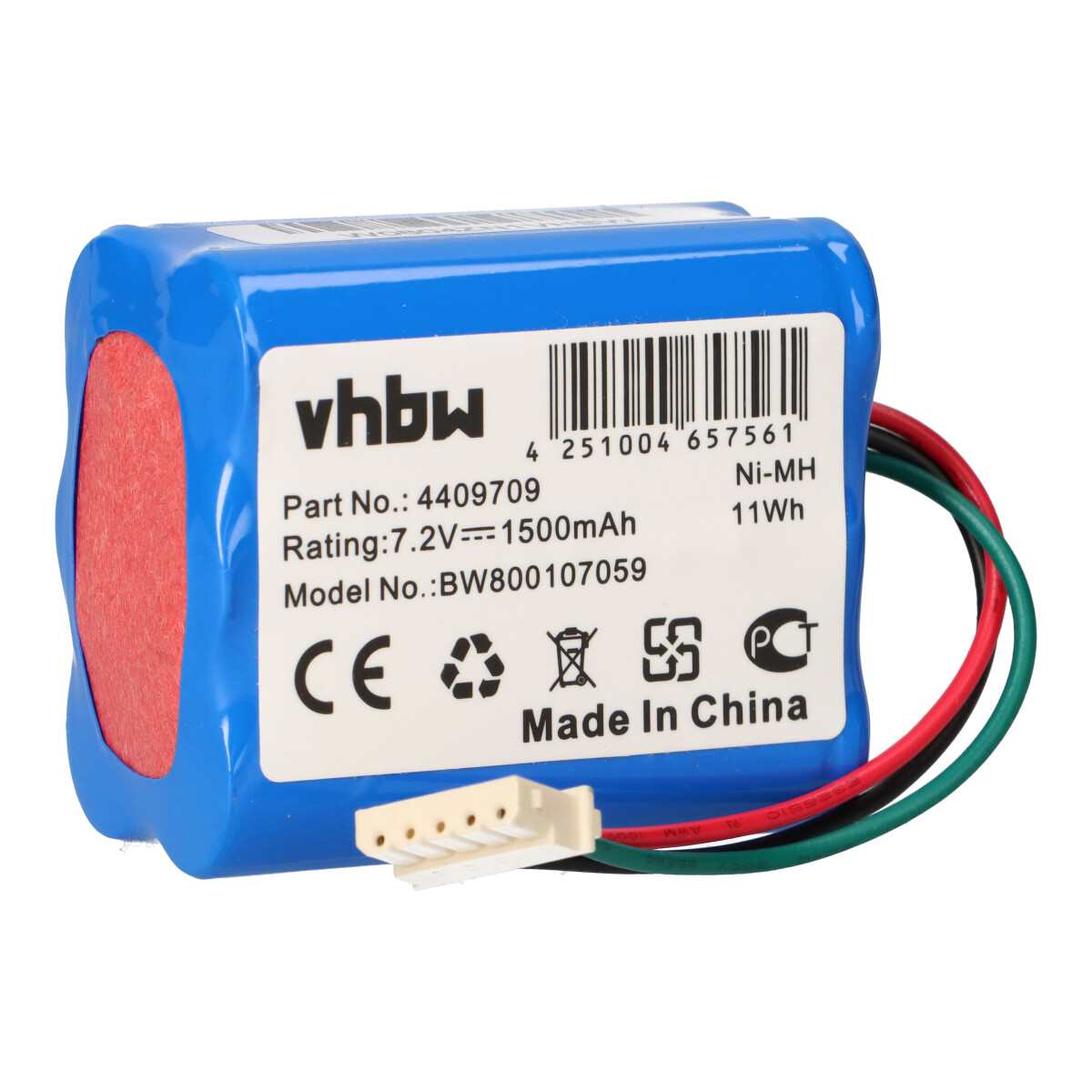 Staubsauger-Akku 7,2V 1500mAh Ni-MH passend für iRobot Braava 320
