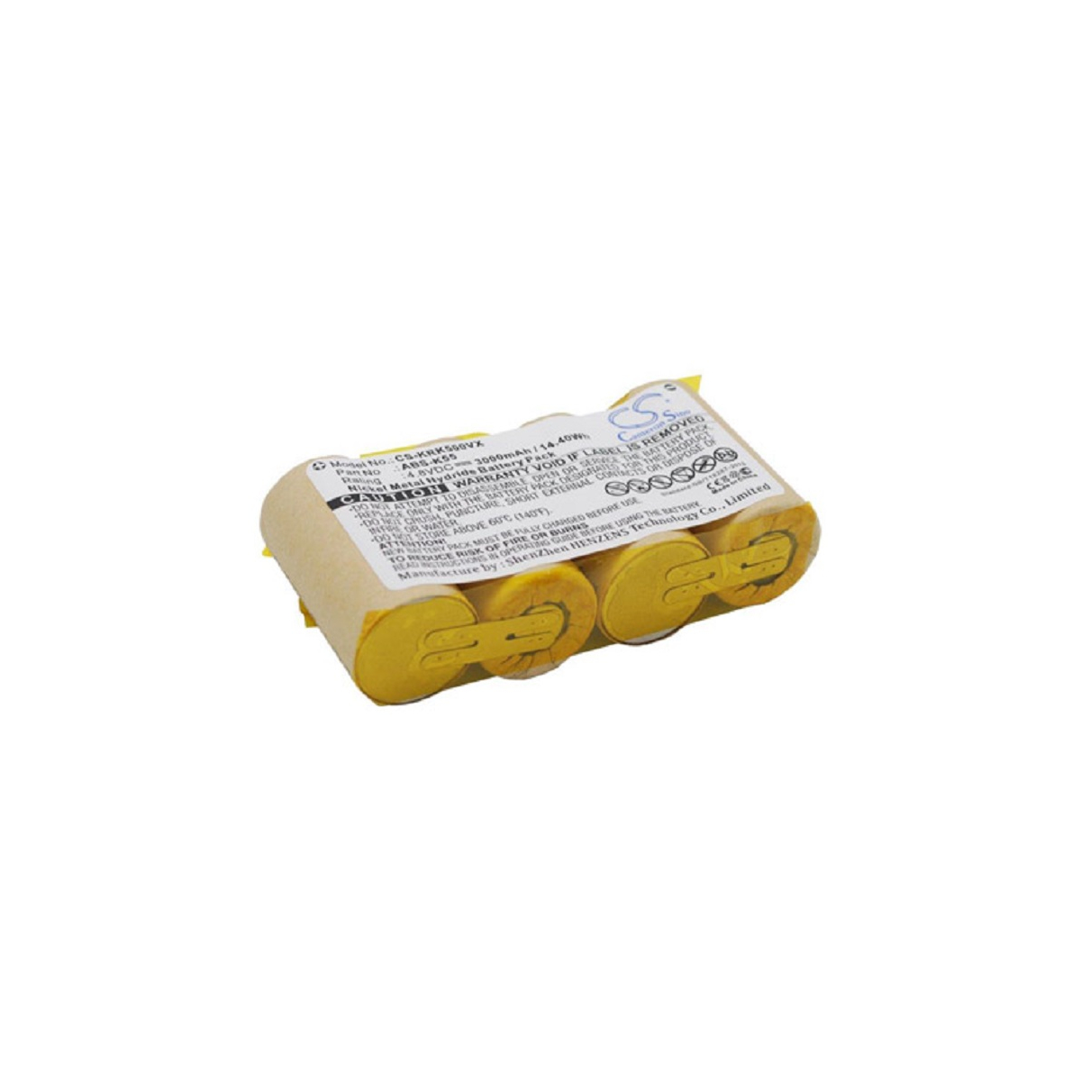Staubsaugerakku für Kärcher 1.258-116.0 4 4,8V 3000mAh NiMH