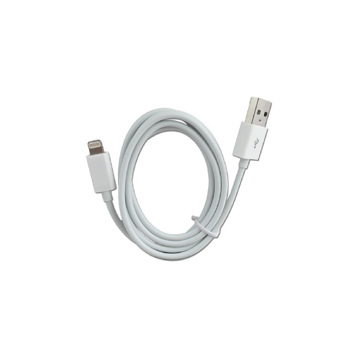 2Go USB Datenkabel für Apple Lighgtning, 1 Meter, weiß