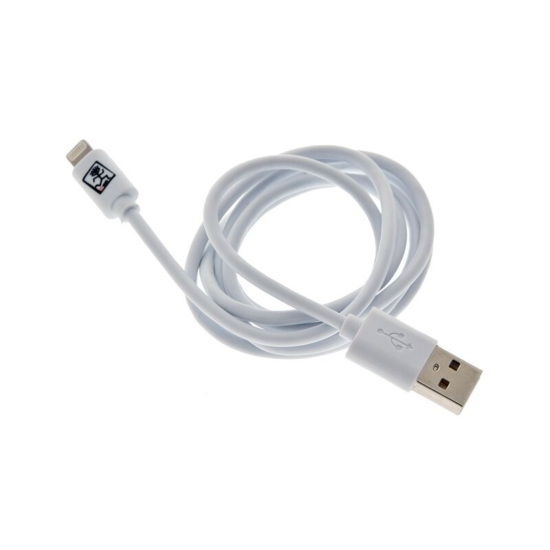 2Go USB Ladekabel für Apple Lightning, 1 Meter, weiß