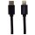 2Go USB Datenkabel USB-C auf Apple lightning 1 Meter Schwarz.