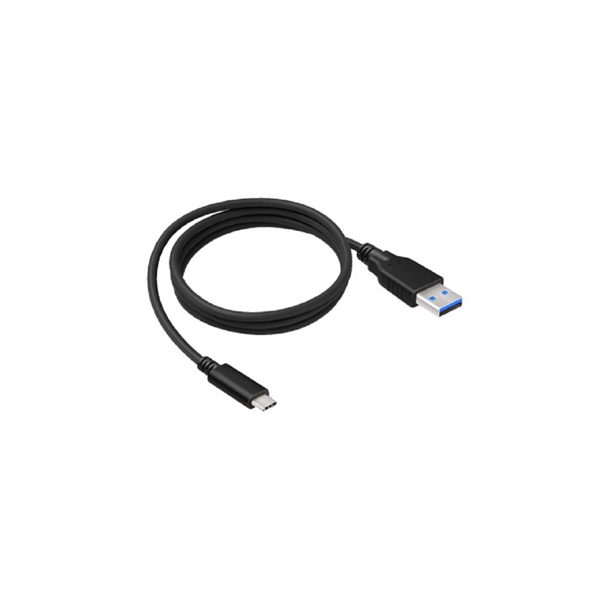 2Go USB Lade/Datenkabel auf USB-C 3,1 Schwarz 1 Meter