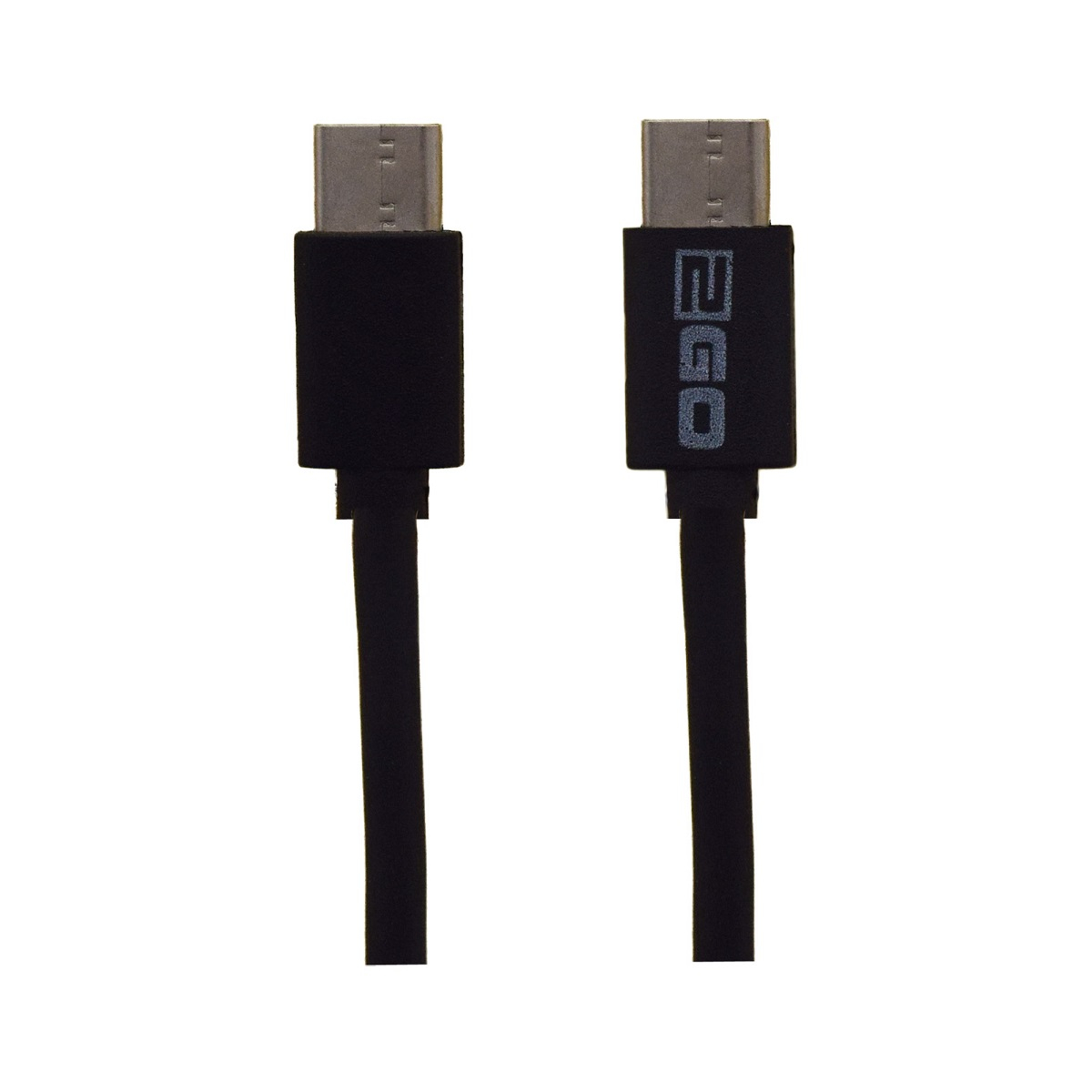 2Go USB Datenkabel USB-C auf USB-C 1 Meter Schwarz