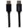 2Go USB Datenkabel USB-C auf USB-C 1 Meter Schwarz