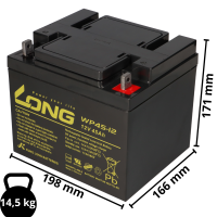 2x Kung Long WP45-12 AGM Akku 12 gallery 20_2nd