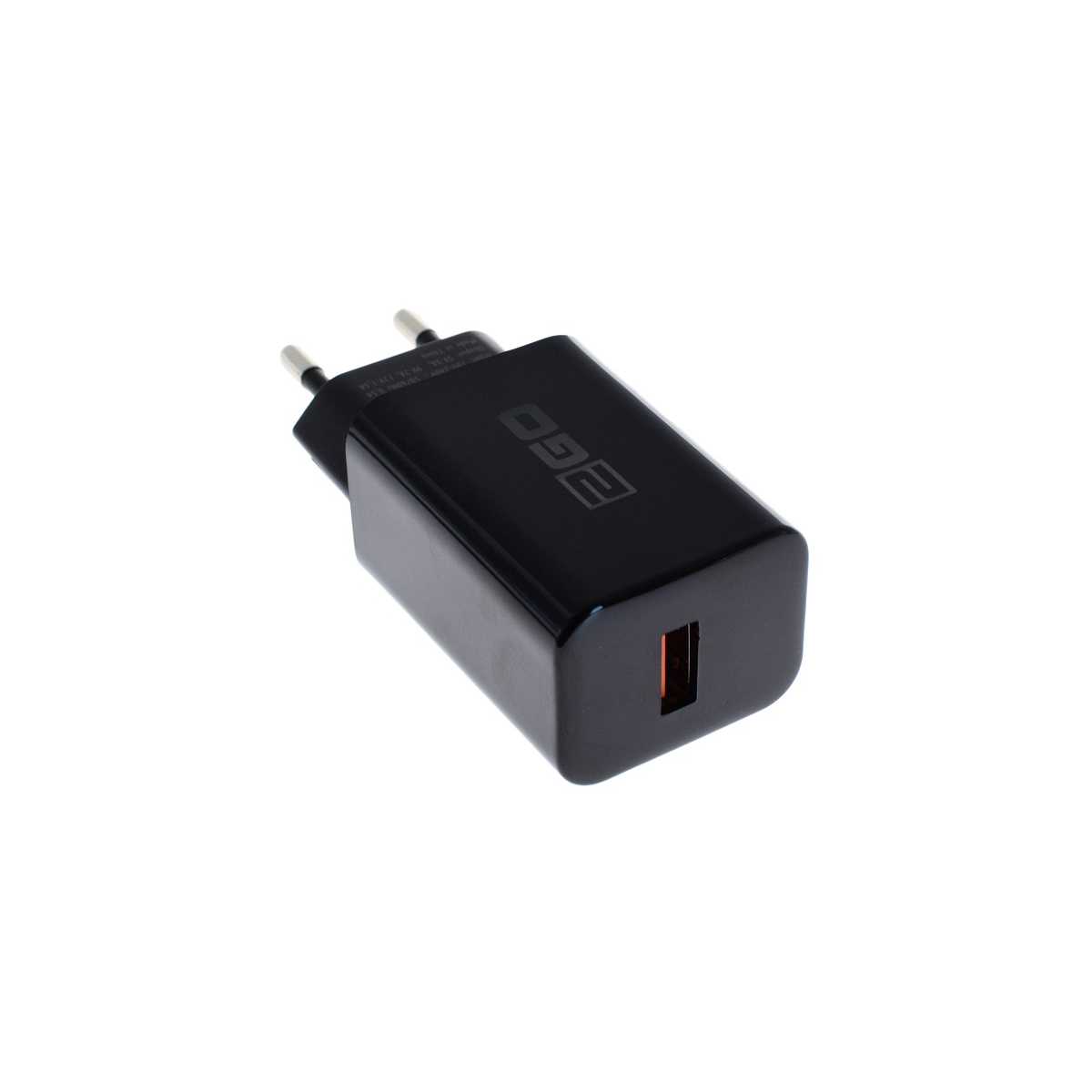 2Go Schnelladegerät 1X USB 100-240V 3000mA Schwarz