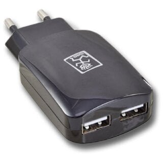 2Go Netz-Ladegerät dual USB 100-240V Output 2100mA