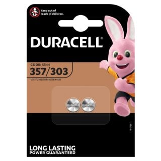 Duracell Uhrenbatterie D357 AgO 1,55V 190mAh AgO