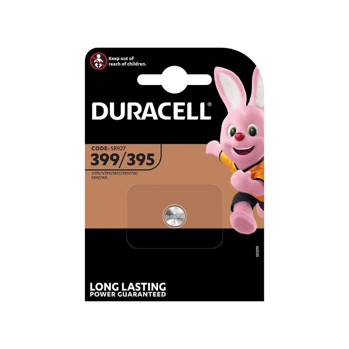 Duracell Uhrenbatterie D395 D399 1,55V 55mAh AgO 1er Blister