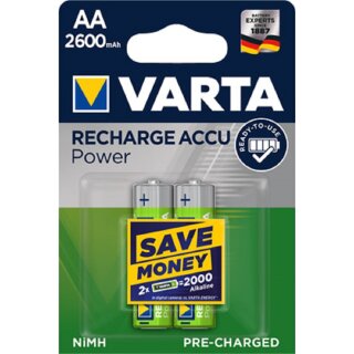 Varta Ready2Use AA Mignon Akku Ni-MH 1,2V 2600mAh