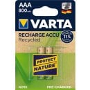 Varta Recharge AAA Micro Accu Recyled Ni-MH 1,2V 800mAh