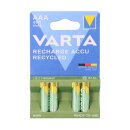 Varta Recharge AAA Micro Accu Recycled Ni-MH 1,2V 800mAh 4er Blister