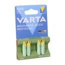 Varta Recharge AAA Micro Accu Recycled Ni-MH 1,2V 800mAh 4er Blister