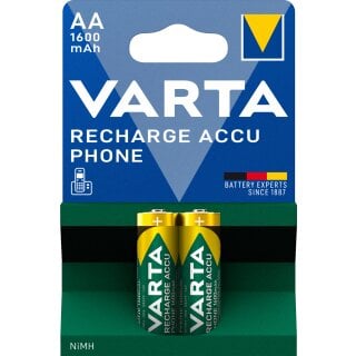 Varta Phone AA Mignon Akku VT399 Ni-MH 1,2V 1600mAh