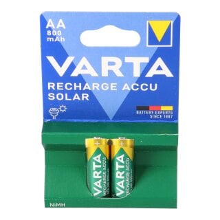 Varta Solar AA Mignon Akku Ni-MH 1,2V 800mAh