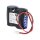 4er SET Batterie kompatibel ABUS Security-Center für 2WAY-Funksirene + Stecker