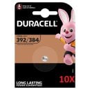 10x Duracell Uhrenbatterie D392 1,55V 45mAh AgO Blister