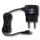 2Go Netz Ladegerät Micro USB 100-240V 1000mA schwarz