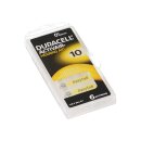 Duracell Hörgerätebatterie DA10 Zn/Luft 1,4V / 90mAh 6er Blister