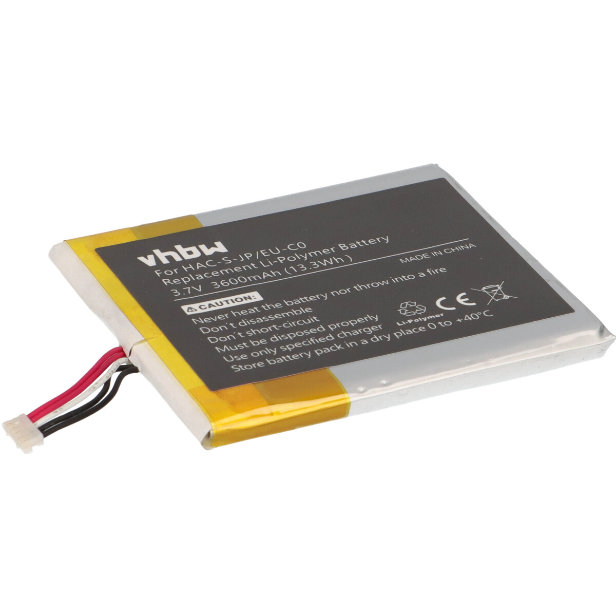 Gaming-Akku 3,7V 3600mAh Li-Polymer passend für Nintendo Switch HAC-001 HAC-S-JP