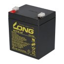 Kung Long Blei Akku 12V 5Ah WP5-12 Faston 6,3 mm