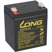 Kung Long Blei Akku 12V 5Ah WP5-12 Faston 6,3 mm 1