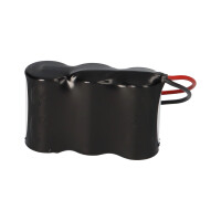 Notleuchtenakku 3,6V 4500mAh NiCd F1x3 – 20 cm Kabel 4