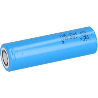 Samsung INR21700-50E 3,6V 5000mAh 10A Li-Ion-Akku