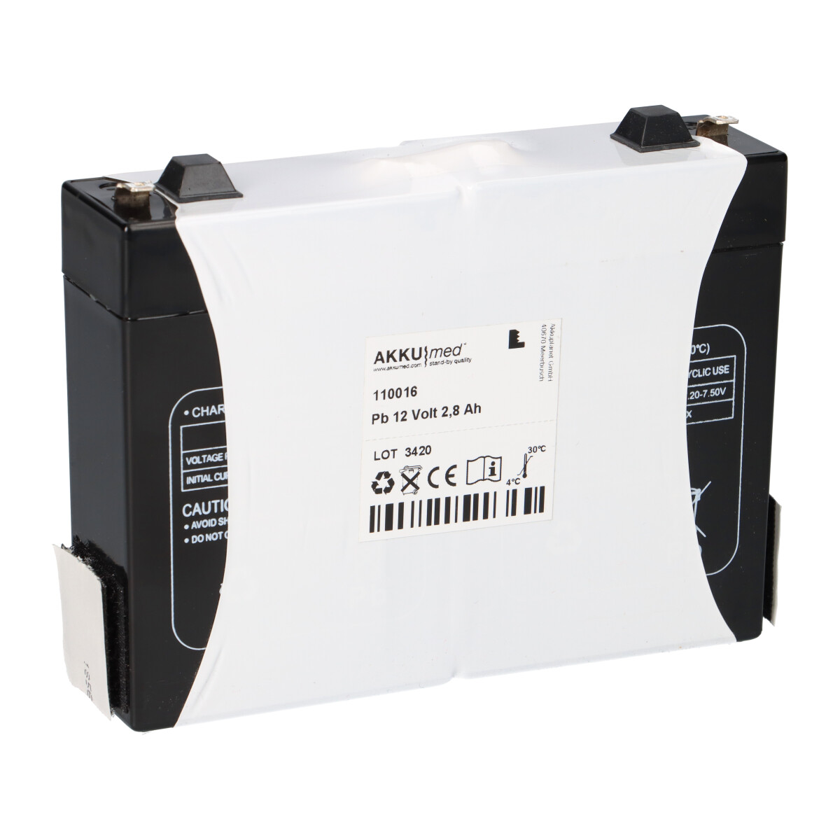 Blei Akku passend für Criticon Dinamap 8100XL – 12 V 2,8 Ah