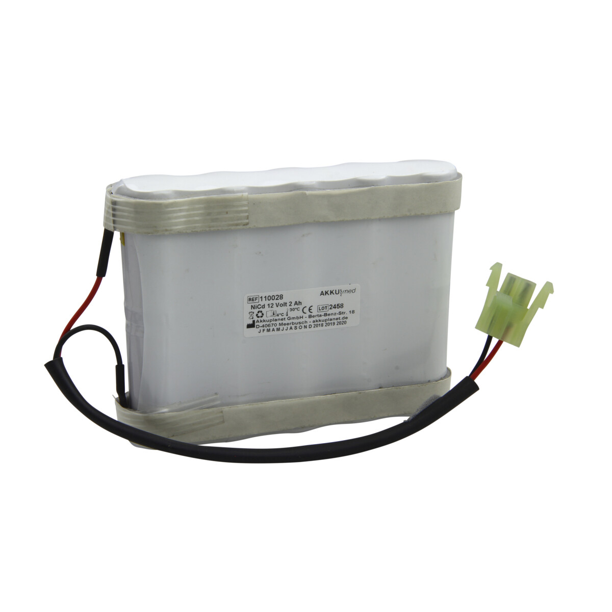 NiCd Akku Hellige Monitor 181/182 Defibrillator 851
