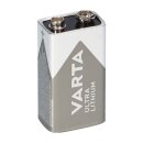 Varta  6LR61 Ultra Lithium Batterie 9V-Block 1er Blister