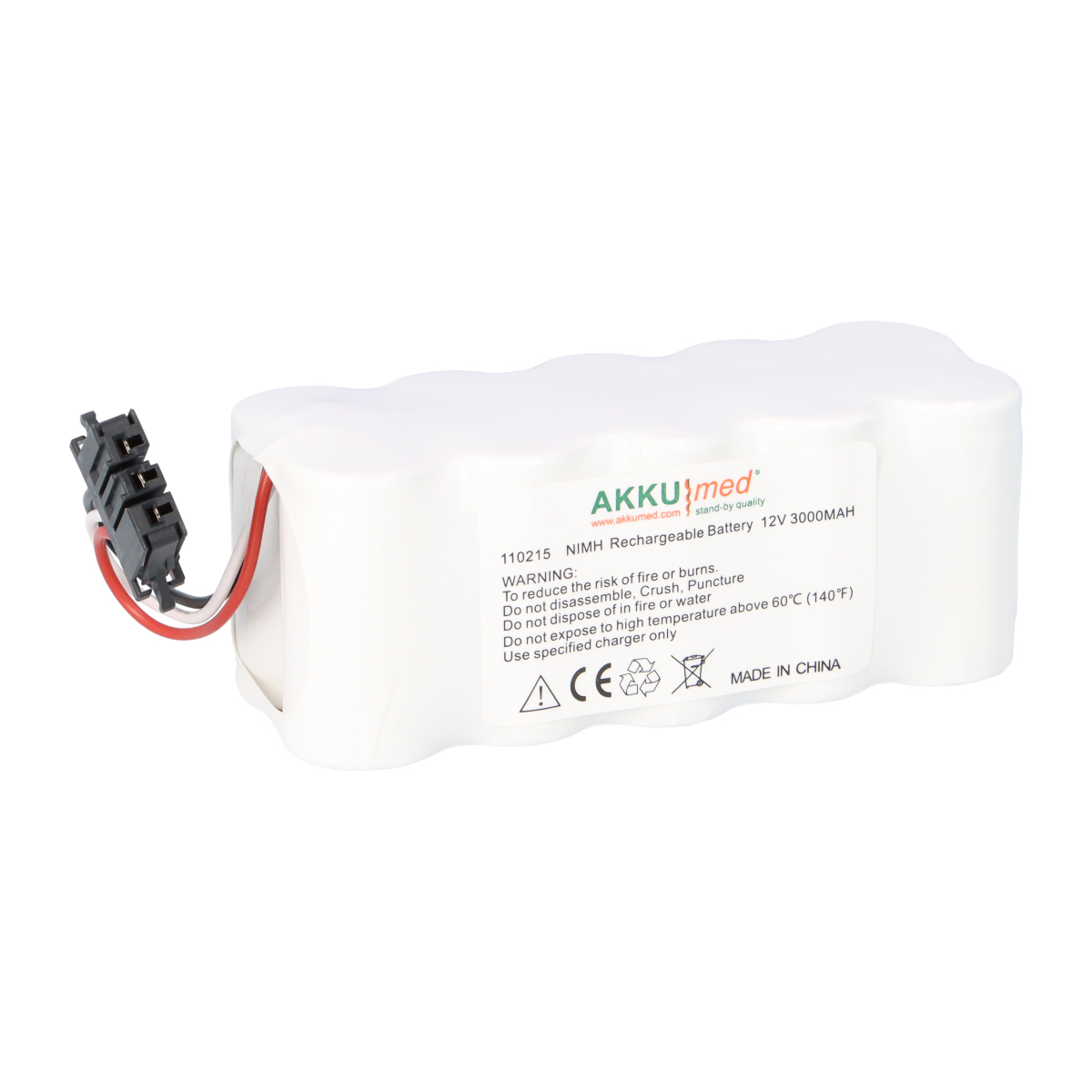 NiMH Akku für Nihon Kohden Defibrillator TEC5531/ TEC5631/ TEC7621/ TEC7631