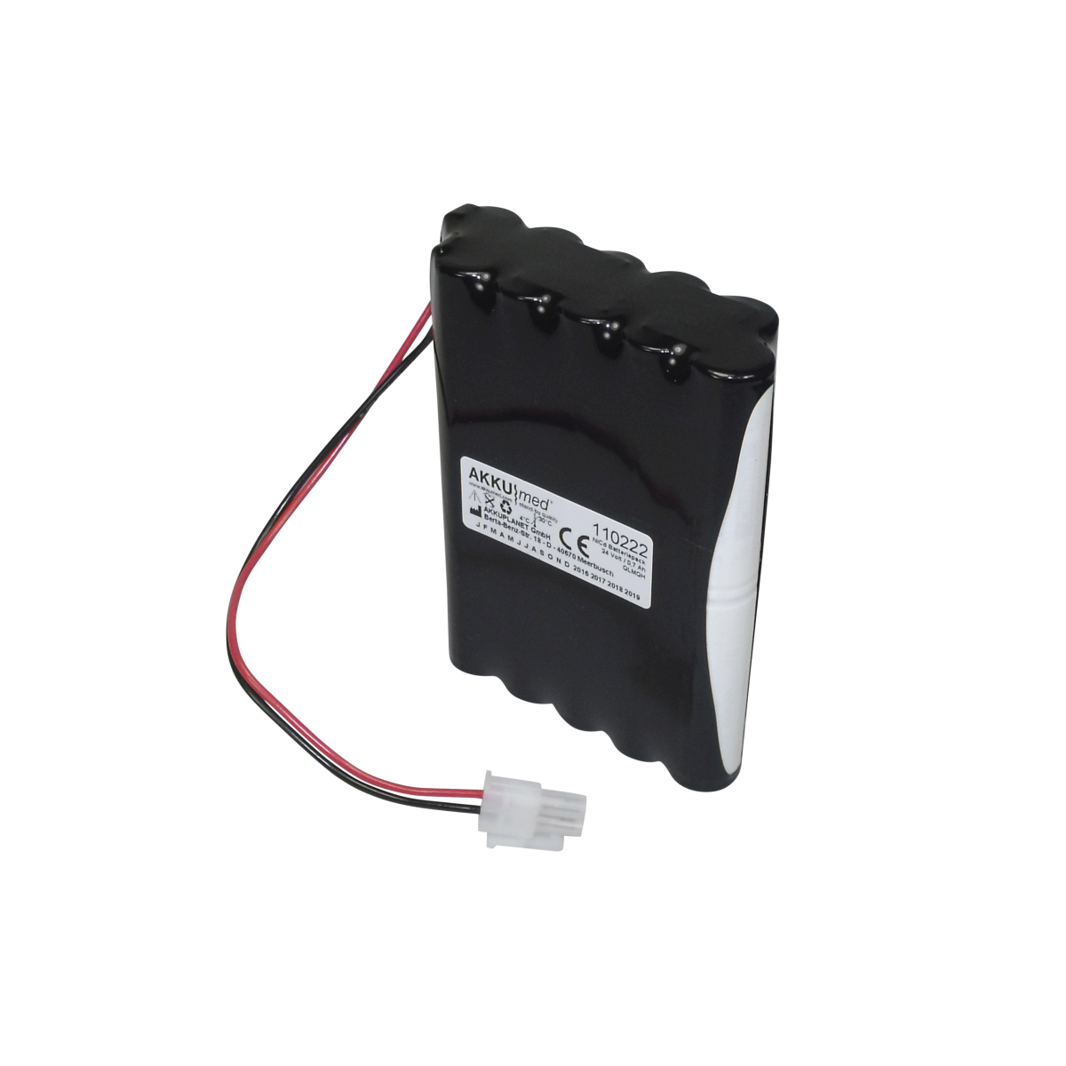 NC Akku passend für Cardioline EKG Delta 1+/3+/6+; 1plus/3plus/ 6plus