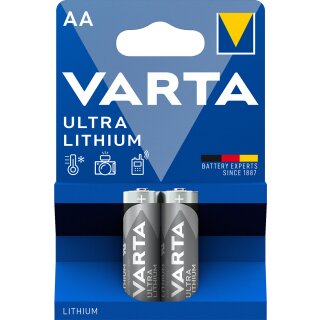 Varta AA Mignon Professional Lithium Batterie 2er Blister