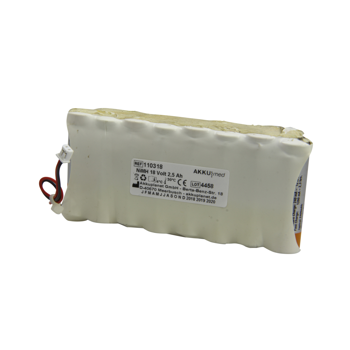 NiMH Akku passend für Atmos Absaugpumpe Wound S 041