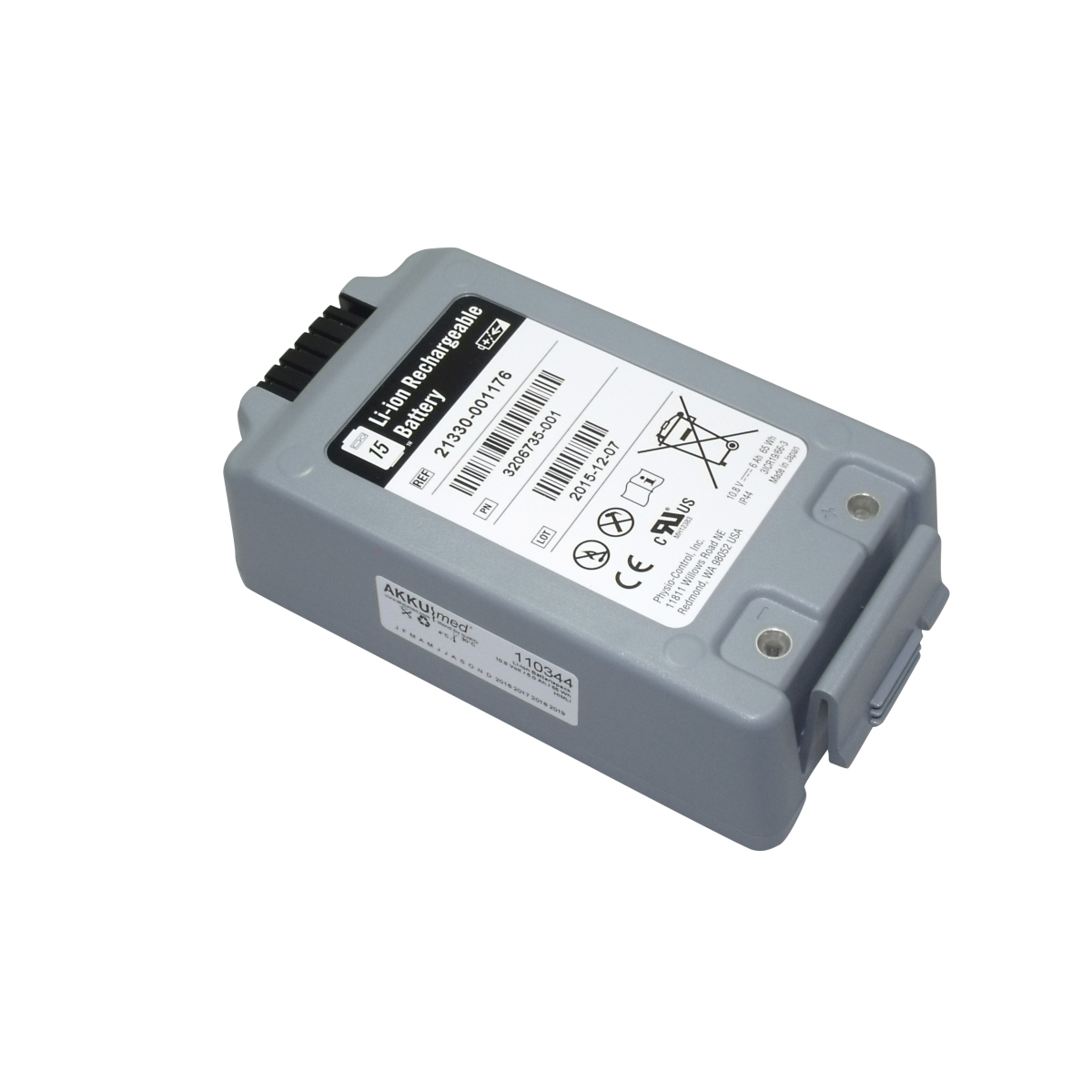 Original Li Ion Akku Physio Control Defibrillator Lifepak LP15