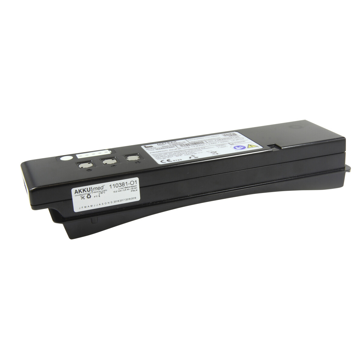 Original Primedic LiFePO4 Akku für Defi HeartSave 6/Typ M250/M290 – 13,2 V 2,5 Ah