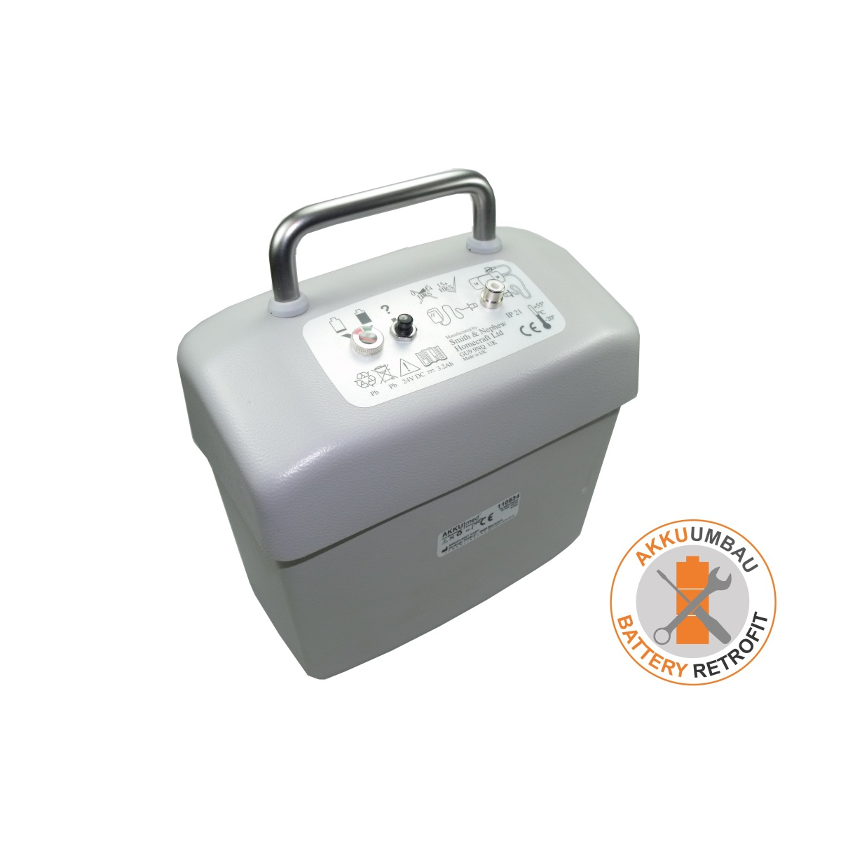 Blei Akkuumbau passend für Smith&Nephew Patientenlifter Bathmaster 2000
