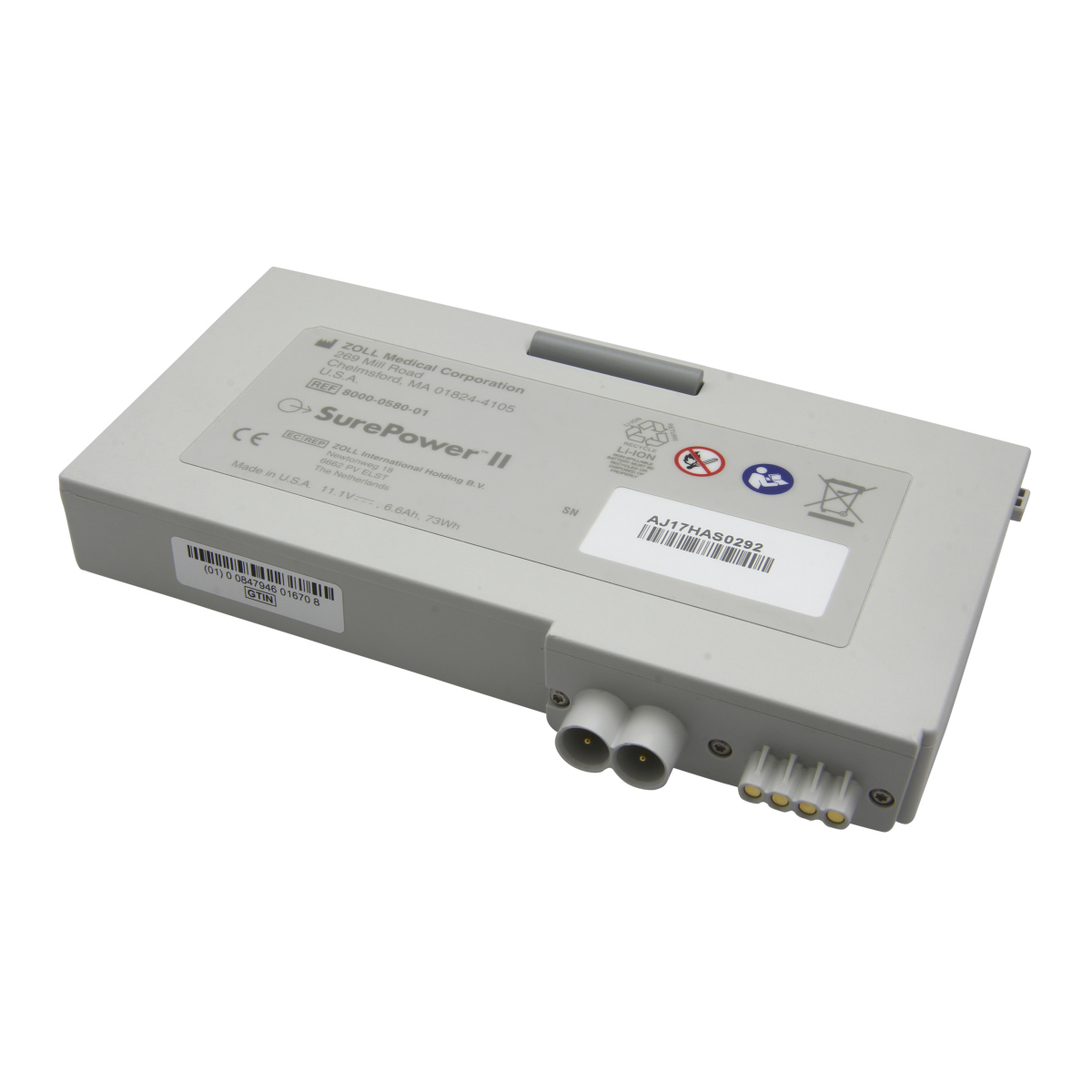 Original Li Ion Akku passend für Zoll Defibrillator X-Serie/ Propaq MD