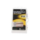 Duracell Hörgerätebatterie DA312 Zn/Luft 1,4V / 160mAh 6er Blister