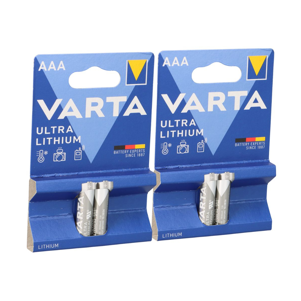 2x Varta Professional Lithium Micro Batterie 2er Blister AAA
