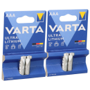 2X Varta Professional Lithium Micro Batterie 2er Blister AAA
