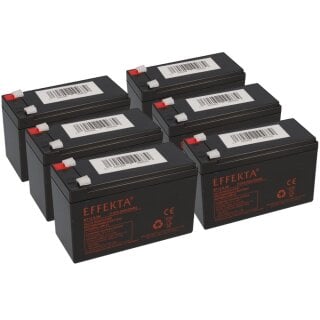 USV Akkusatz kompatibel MGE Pulsar ES 11 AGM Blei Accu Batterie Notstrom UPS 