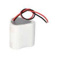 Notleuchtenakku 3,6V 4,0Ah NiCd D1x3 Pyramide – 20 cm 