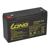 Kung Long WP12-6S AGM Akku 6V 12Ah – passend für 