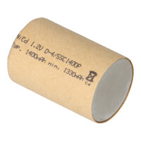 Mexcel Akku 4/5 Sub-C 1,2V 1400mAh NS4/5SC – NiCd 6