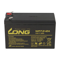 Kung Long WP7,2-12A F2 AGM Akku 12V 7,2Ah – passend f&