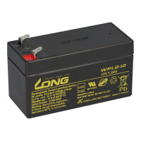 2x Kung Long WP1.2-12 AGM Akku 12V 1,2Ah – passend f&u