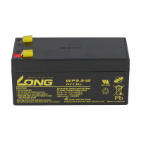 Kung Long WP3.3-12 AGM Akku 12V 3,3Ah – passend f&uuml