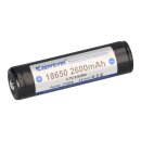 Keeppower 18650 Lithium-Akku 3,6V 2600mAh...